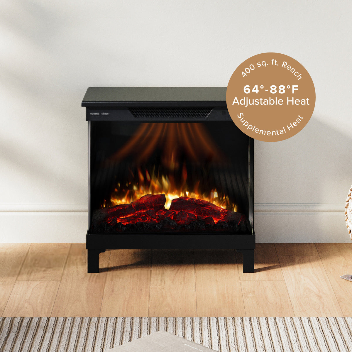 24" Skyline Smart 3-Sided Freestanding Electric Stove