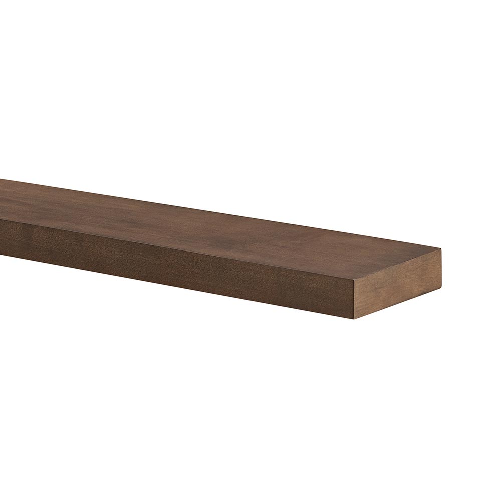 Alma 36-in Maple Floating Shelf - Umber Stain