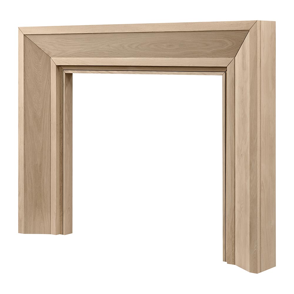 Everly 56x42 Wood Mantel Unfinished