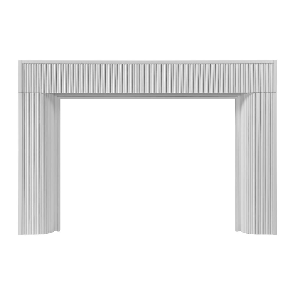 Hazel 56x42 Wood Mantel - White Paint