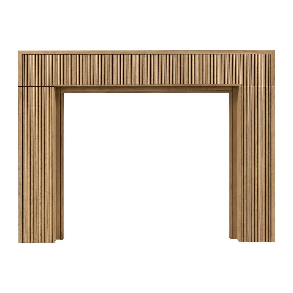 Hewitt 56x42 Wood Mantel - Blonde Stain