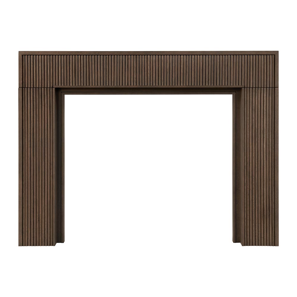 Hewitt 56x42 Wood Mantel - Umber Stain