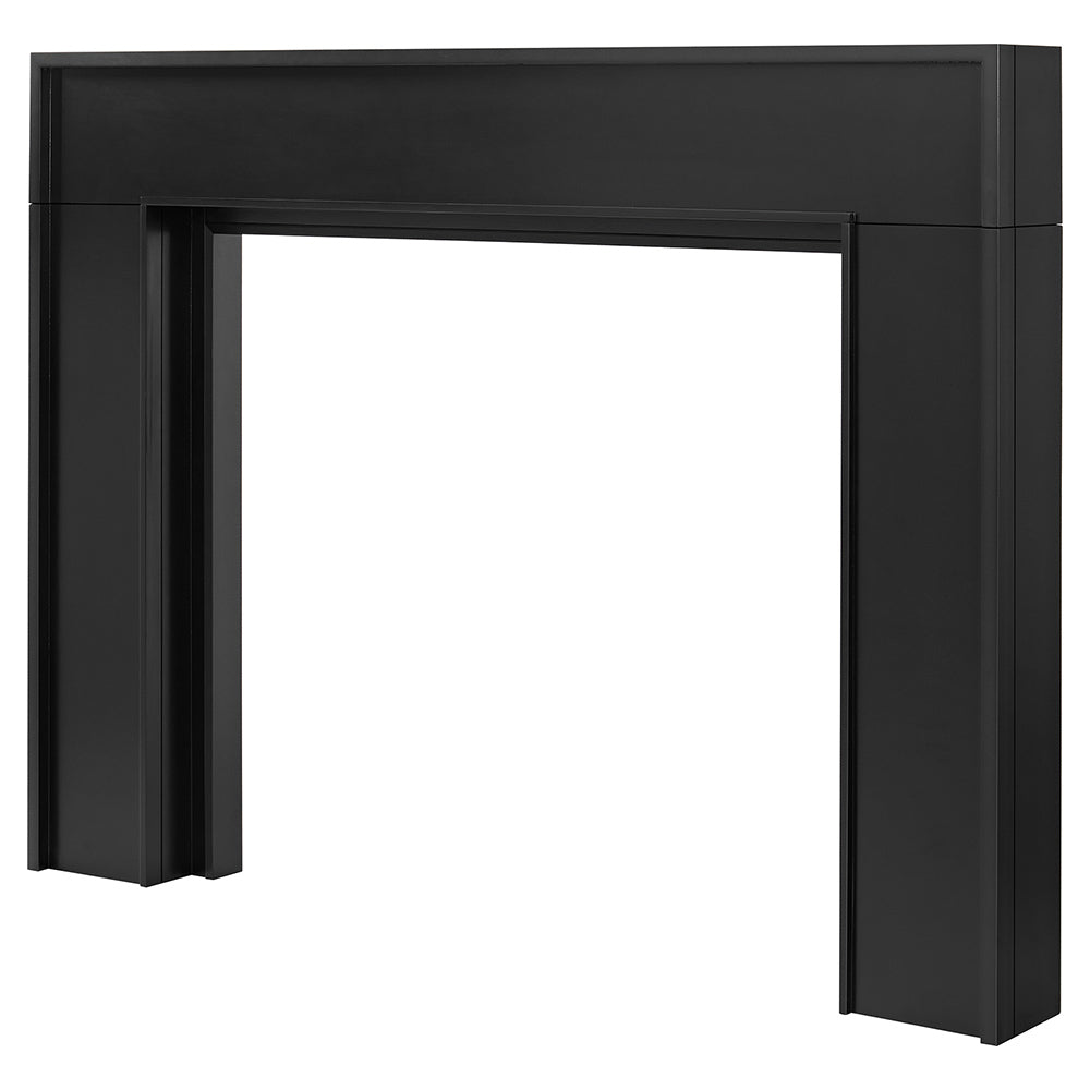 Leavitt 48x42 Wood Mantel Leavitt-4842 Black Paint