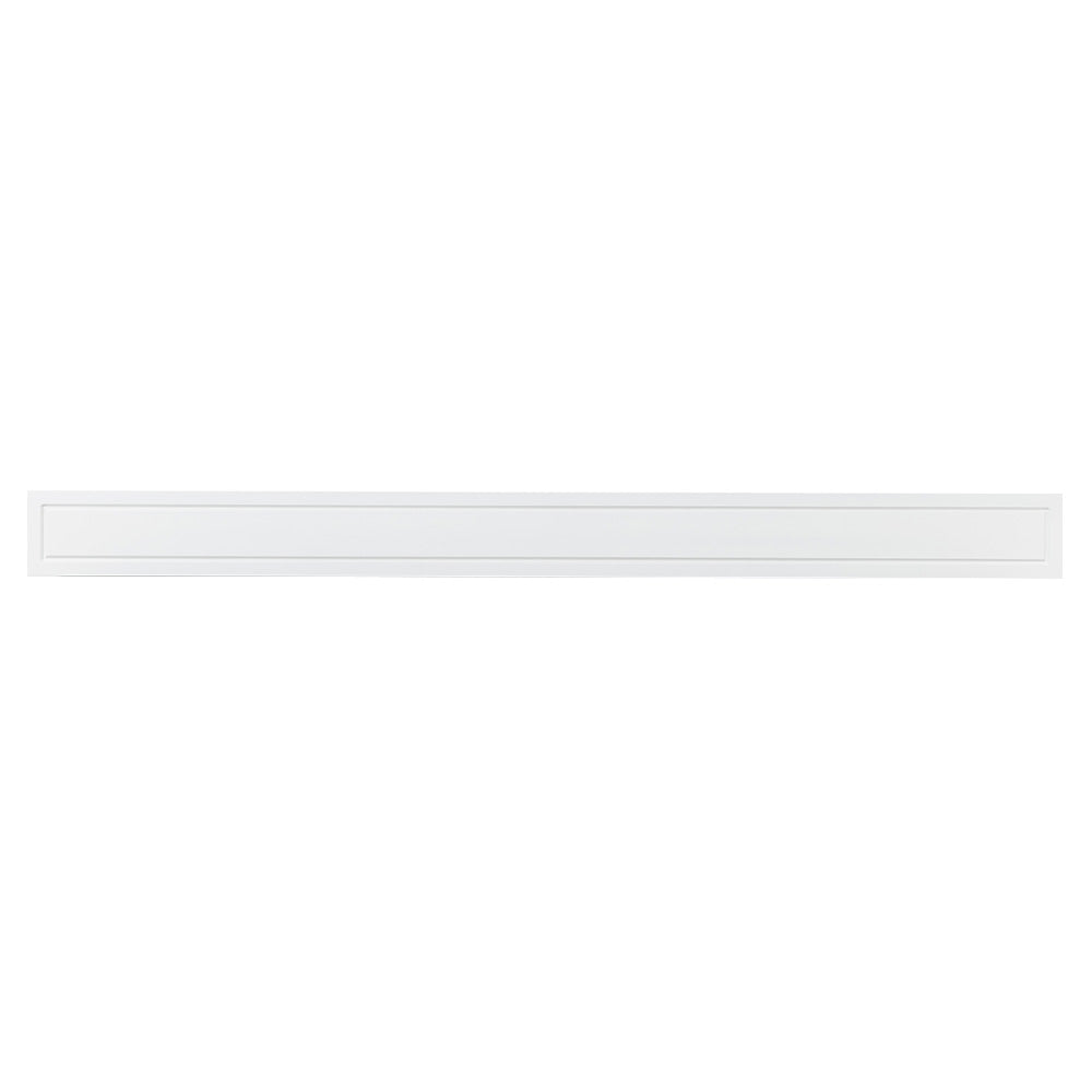 Lotta 72-in Wood Mantel Shelf - White Paint