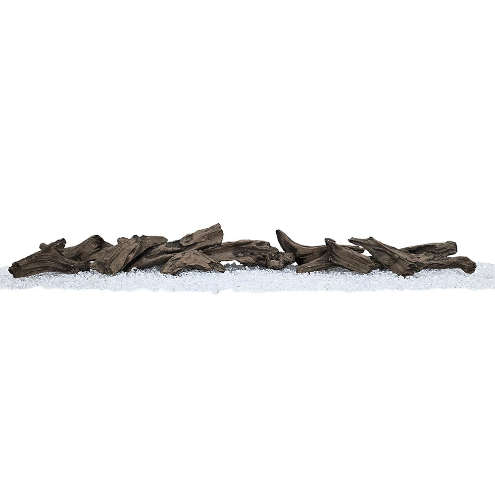 Driftwood Log Accessory Kit for Skyline 50"-60” & Highmark 60”-72” - logs and crystals