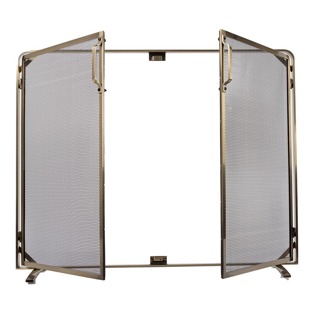 Aalto Fireplace Screen in Aged Brass S18091AB