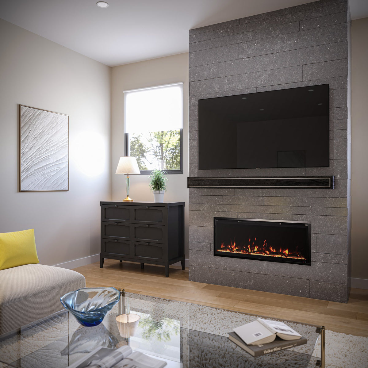 Aerus Slim Linear Electric Fireplace