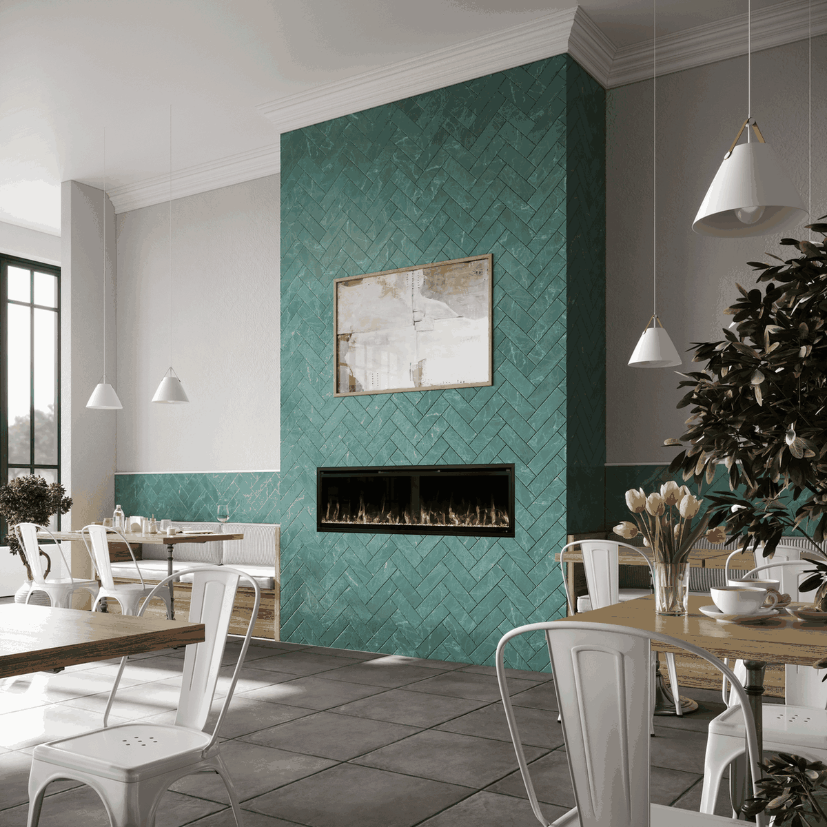 Aerus Slim Linear Electric Fireplace