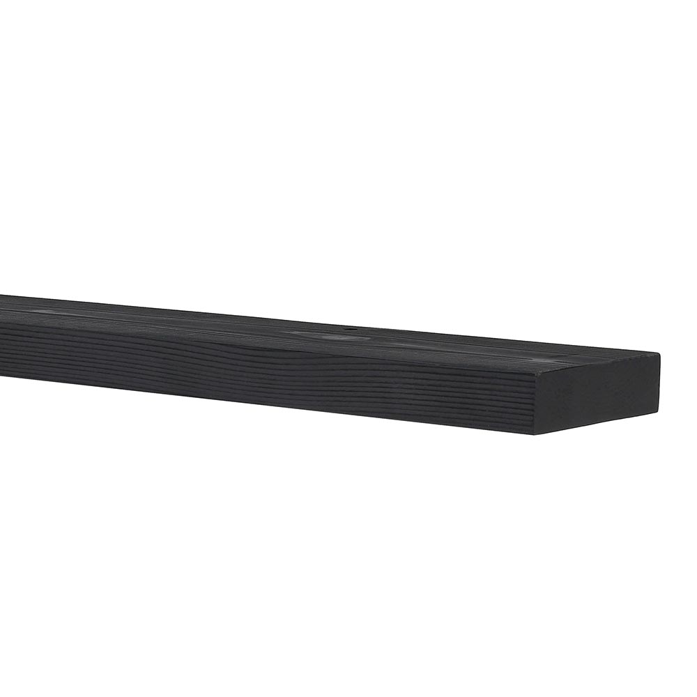 Alma 36-in Pine Floating Shelf - Sable Stain