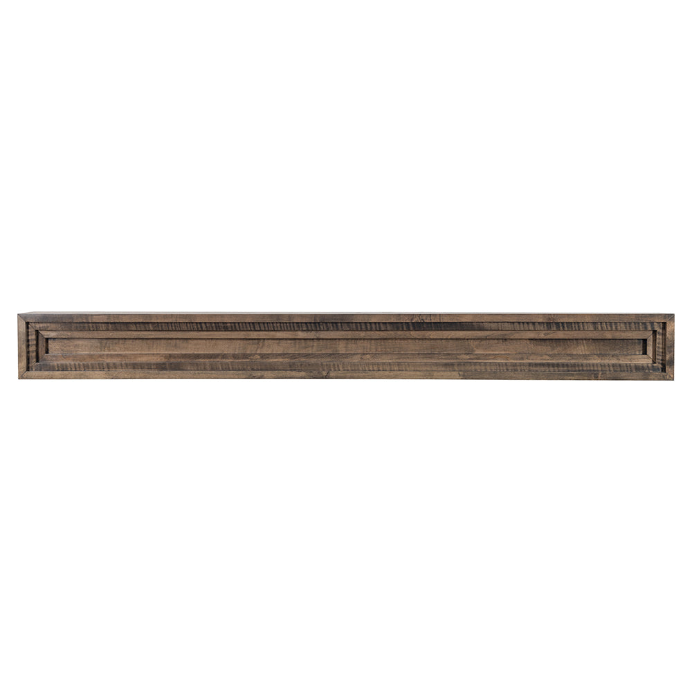 Benson Stacked Molding Shelf - Maple - Driftwood Stain