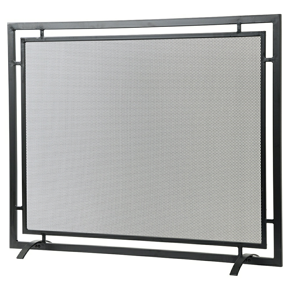 Gatsby Fireplace Screen in Black S18090BK