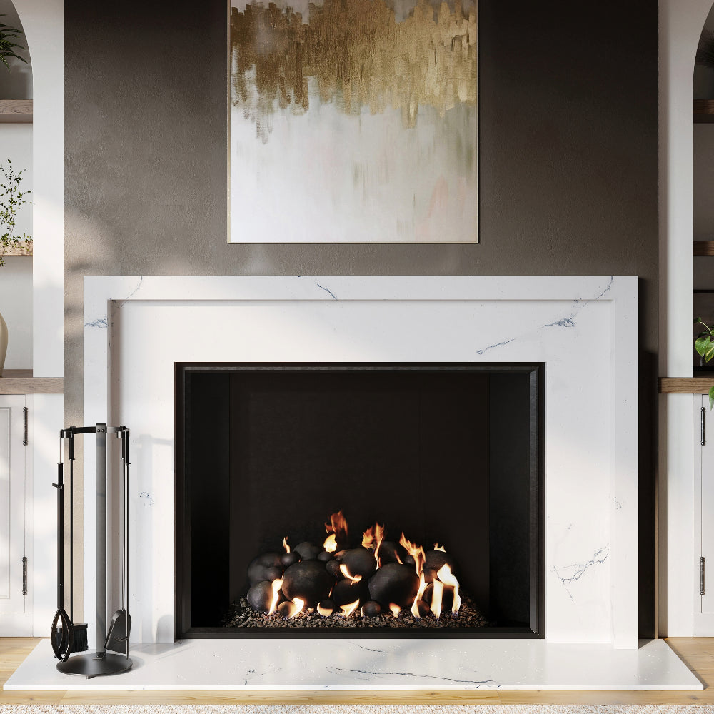 Knoll Fireplace Tool Set in Black T57010BK