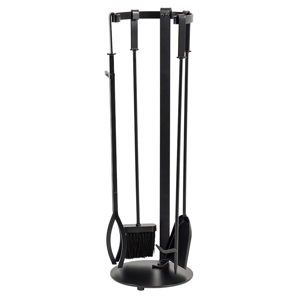 Knoll Fireplace Tool Set in Black T57010BK