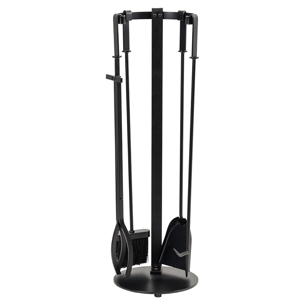 Knoll Fireplace Tool Set in Black T57010BK