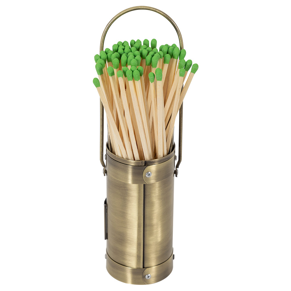 Match Stick Holder in Aged Brass A08856AB