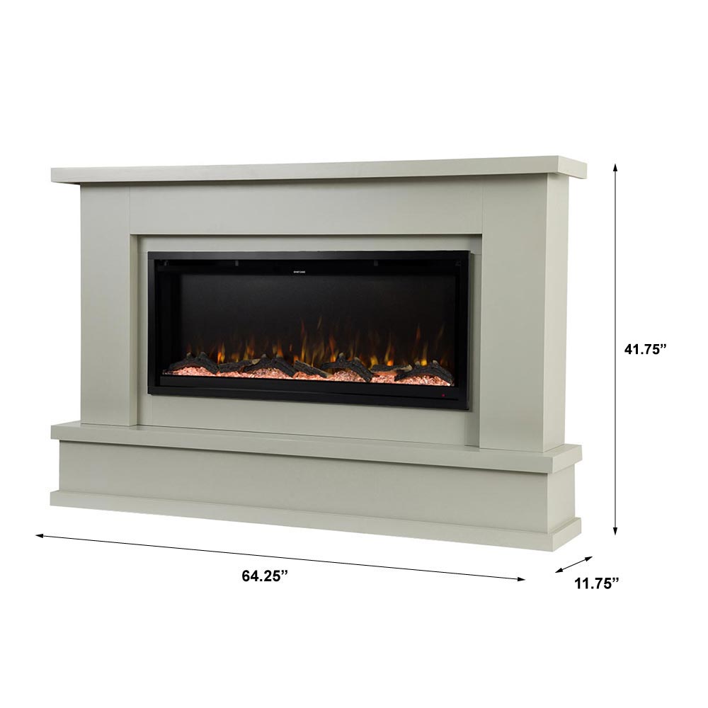Patton Gray Linear Mantel Package PATTON-42-GRY