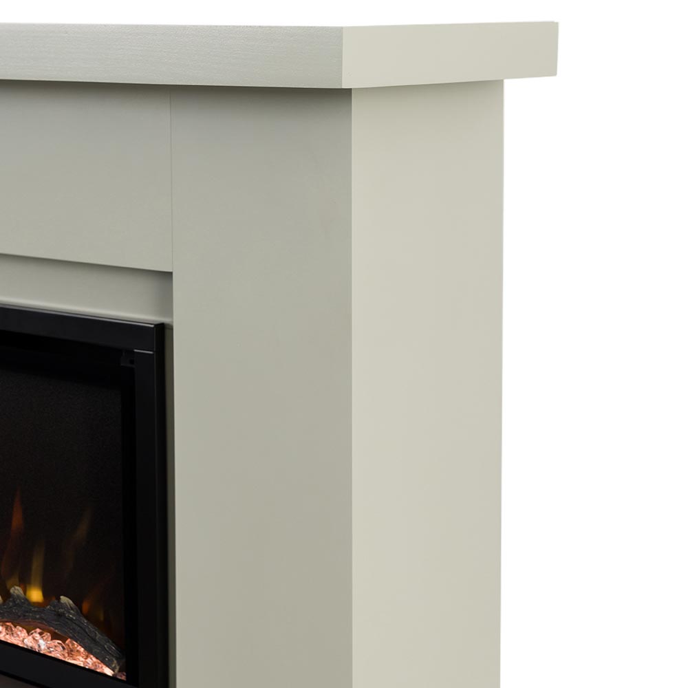 Patton Gray Linear Mantel Package PATTON-42-GRY Side Detail