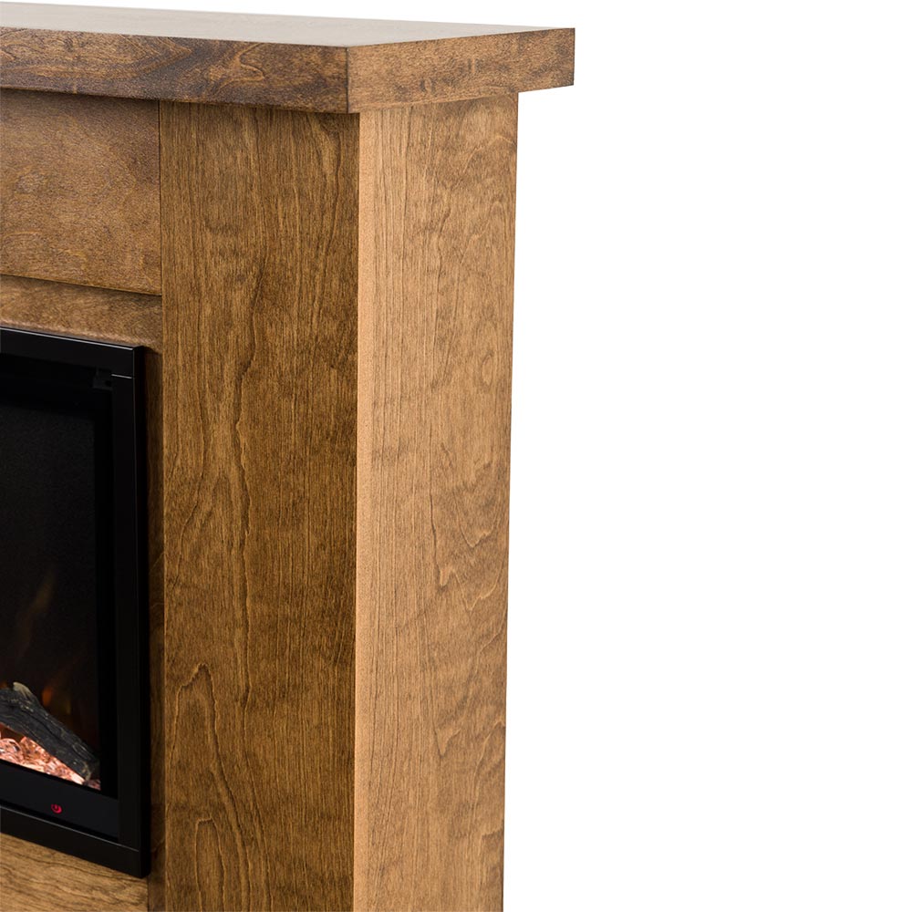 Patton Provincial Linear Mantel Package PATTON-42-PRV Side Detail