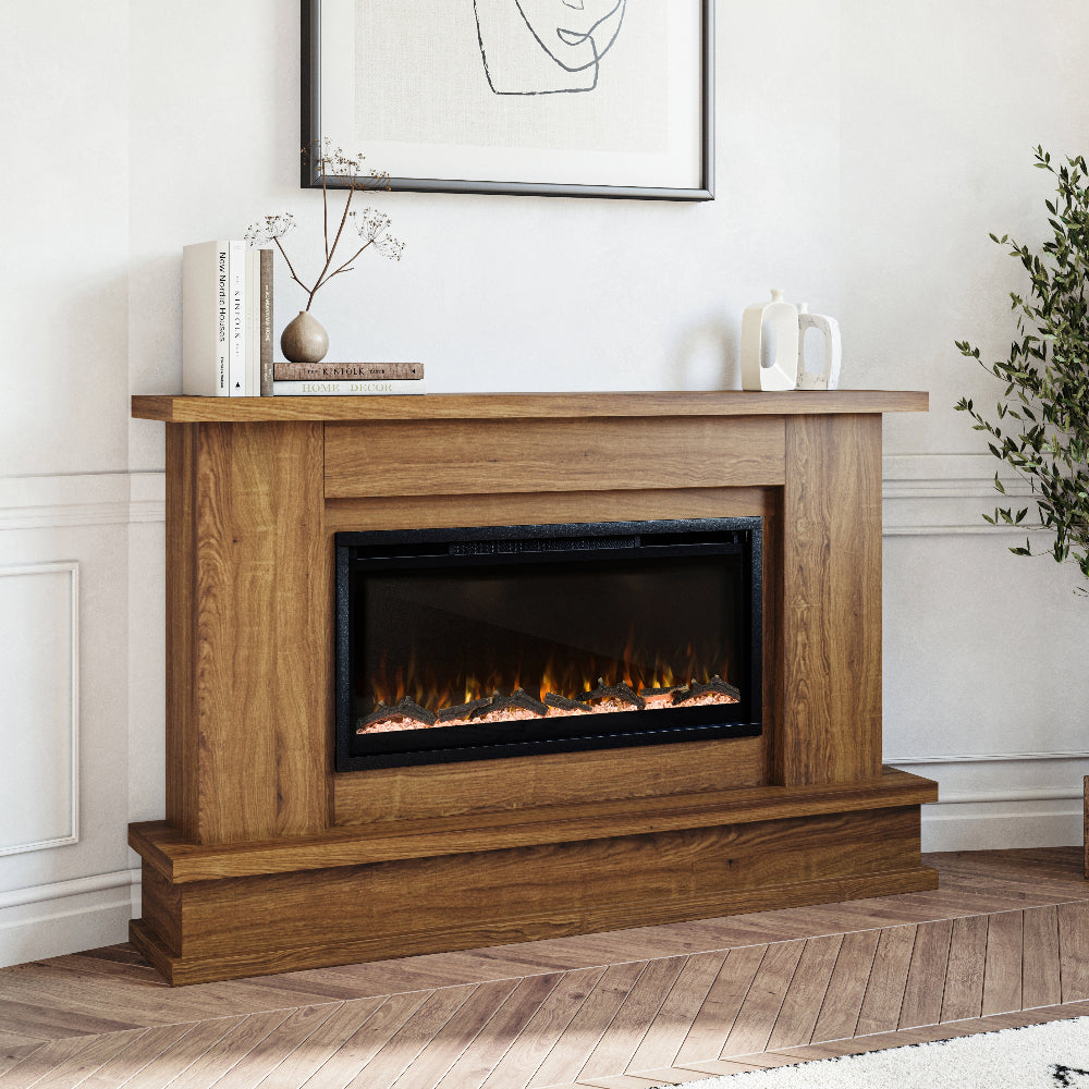 Patton Provincial Linear Mantel Package PATTON-42-PRV Side Detail