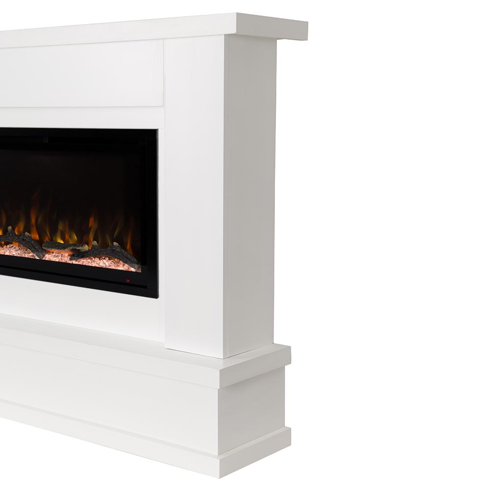 Patton White Linear Mantel Package PATTON-42-WHT Dimensions