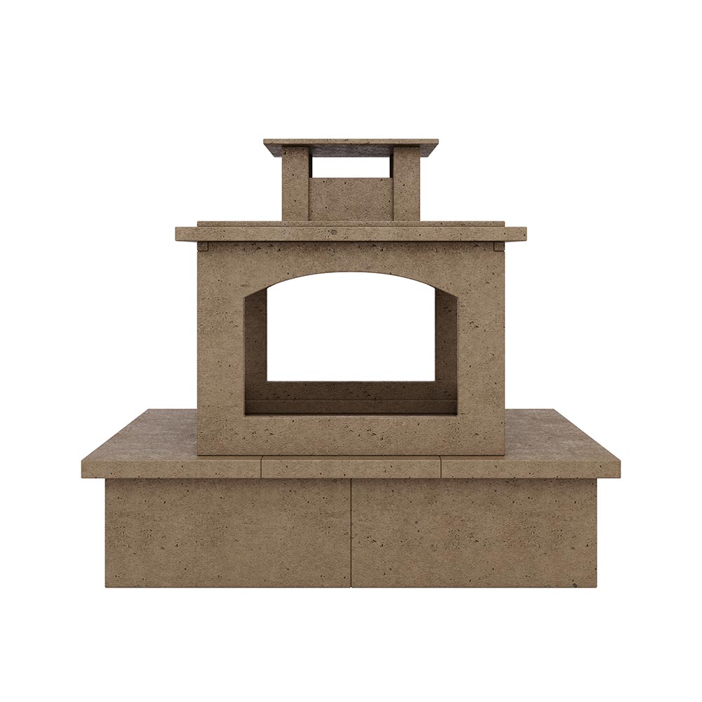 Modern Ember The Perfect Outdoor Fireplace ME-POF Chocolate Finish