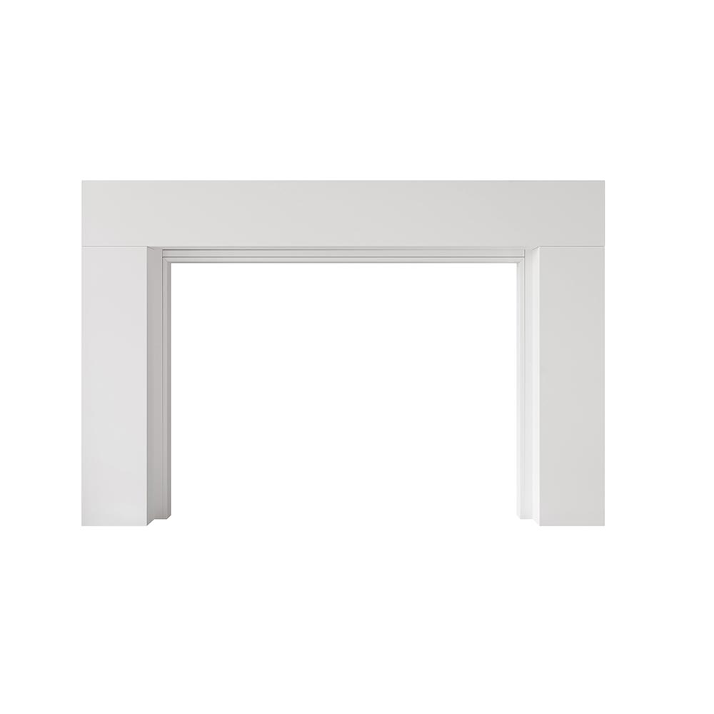 Sabine Wood Mantel White Paint