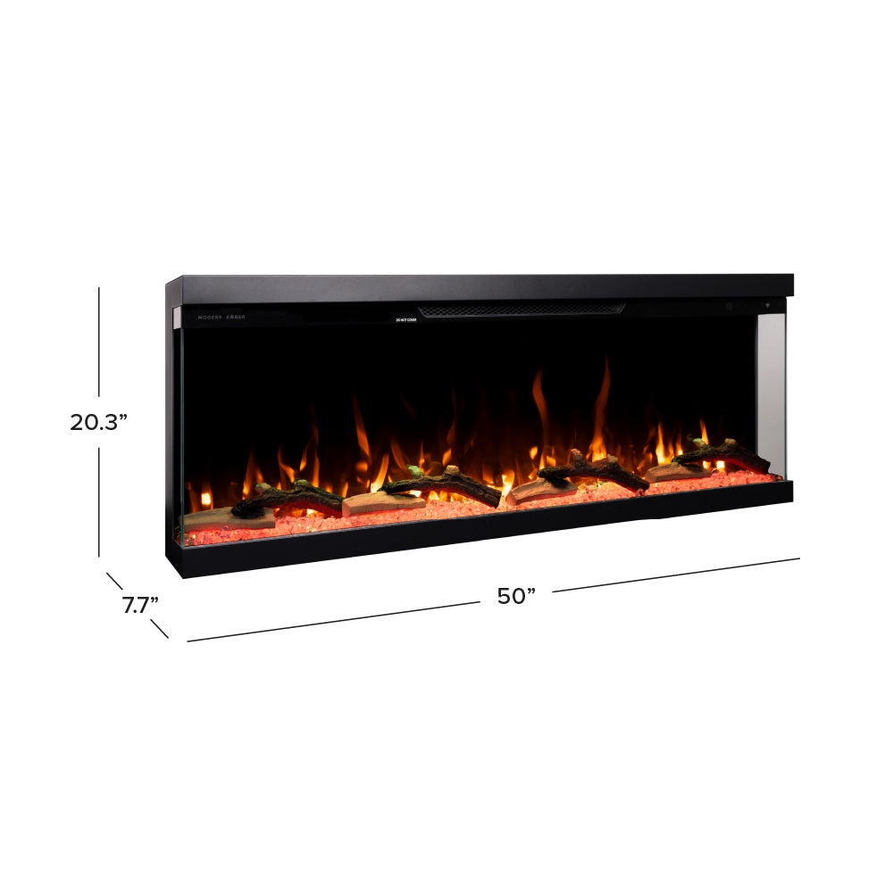 Skyline 3-Side Linear Electric Fireplace