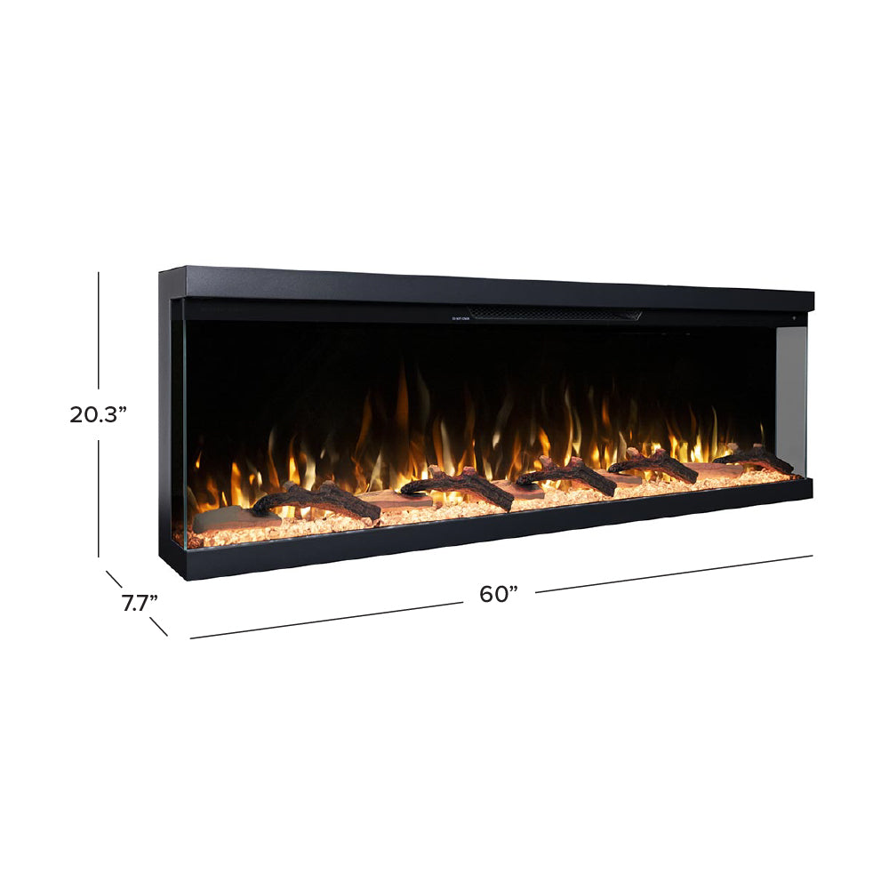 Skyline 3-Side Linear Electric Fireplace