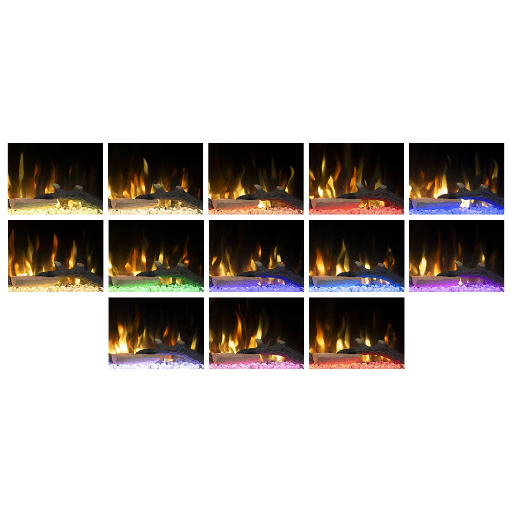 Modern Ember Skyline 50-in 3-Sided Linear Electric Fireplace ME-50-3SV Controls Detail