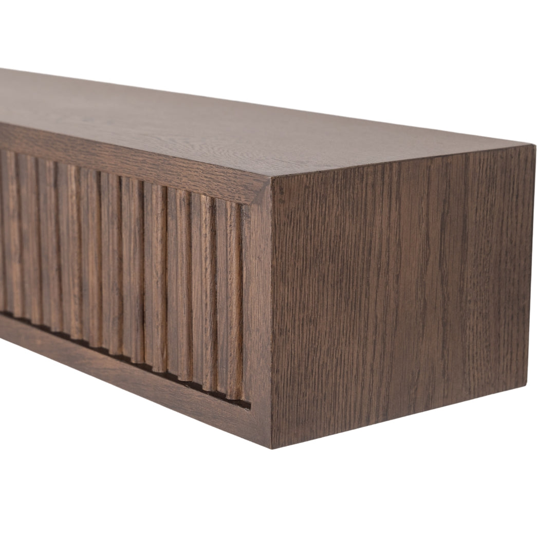 Modern Ember Monti Box Shelf in Umber