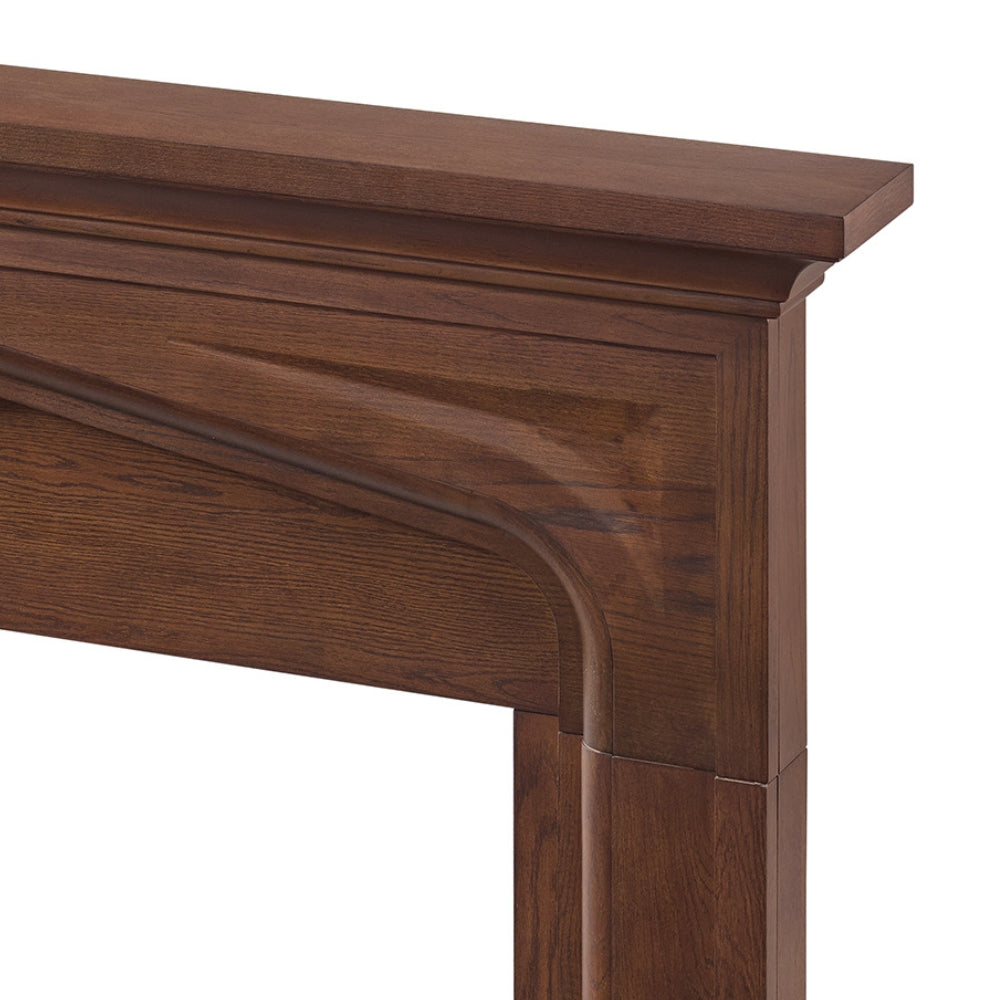 Serena 40x36 Opening Mantel Surround in Warm Walnut
