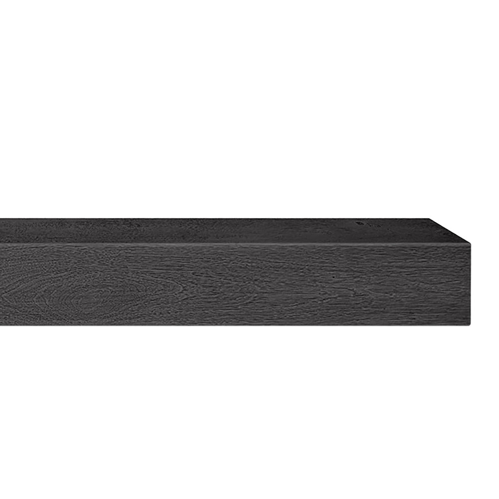 Alpine 60-in Concrete Mantel Shelf Shown in Ember