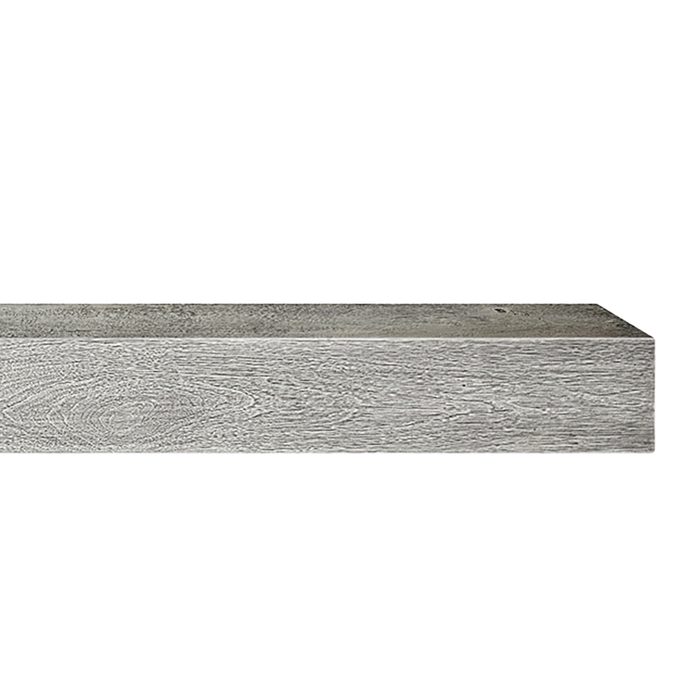 Alpine 60-in Concrete Mantel Shelf Shown in Fog
