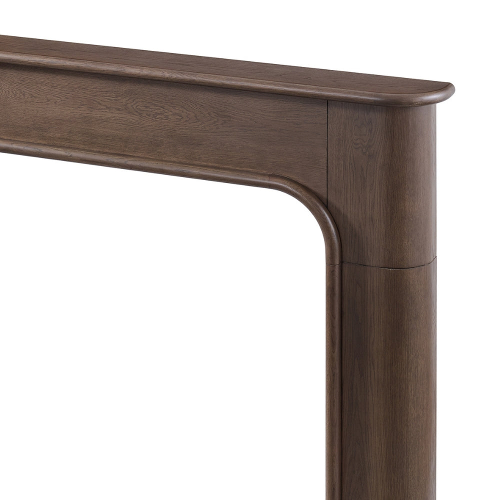 Close up Willow Bend Mantel Surround in Umber