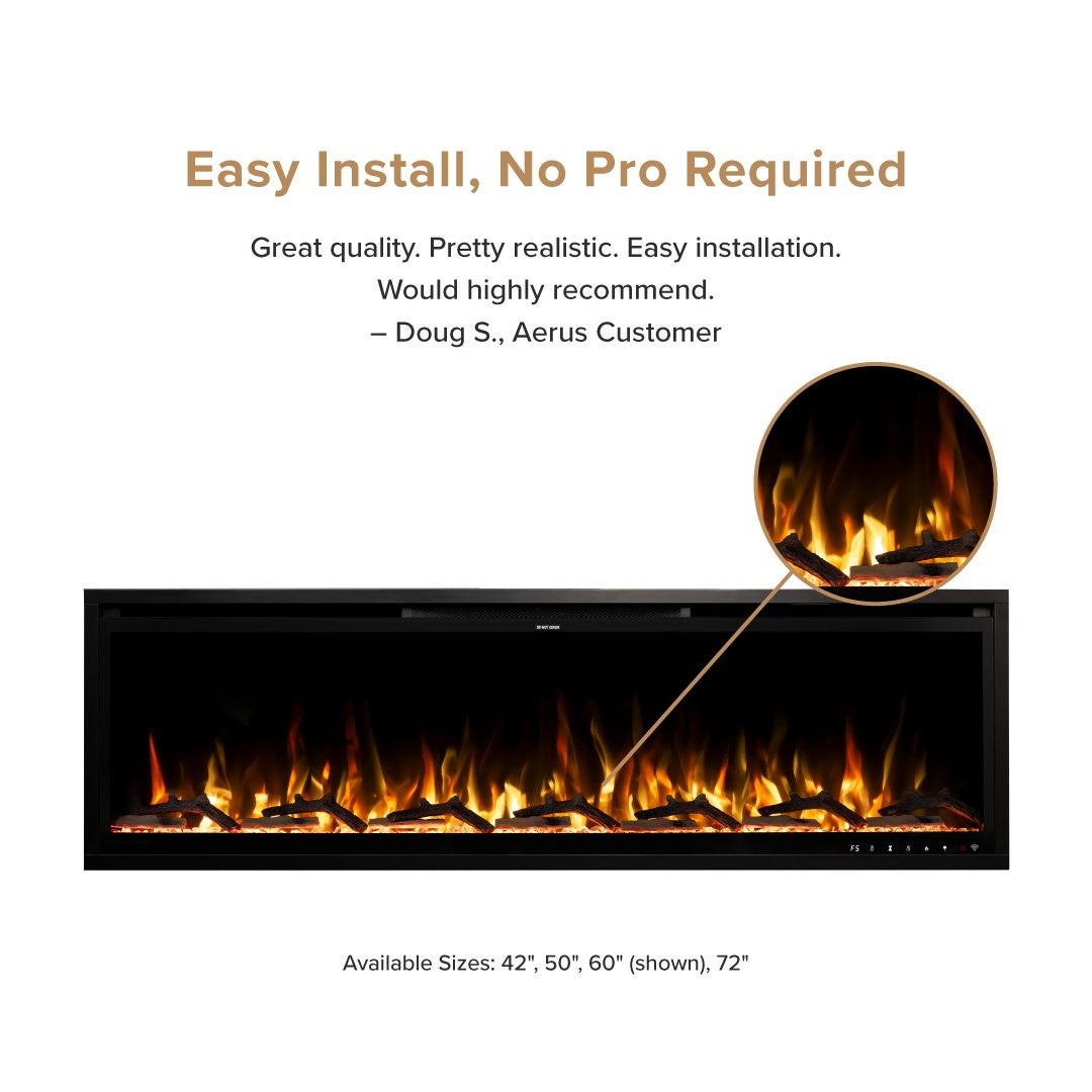 Aerus Linear Electric Fireplace