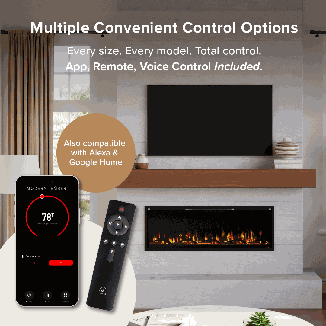 Aerus Slim Linear Electric Fireplace