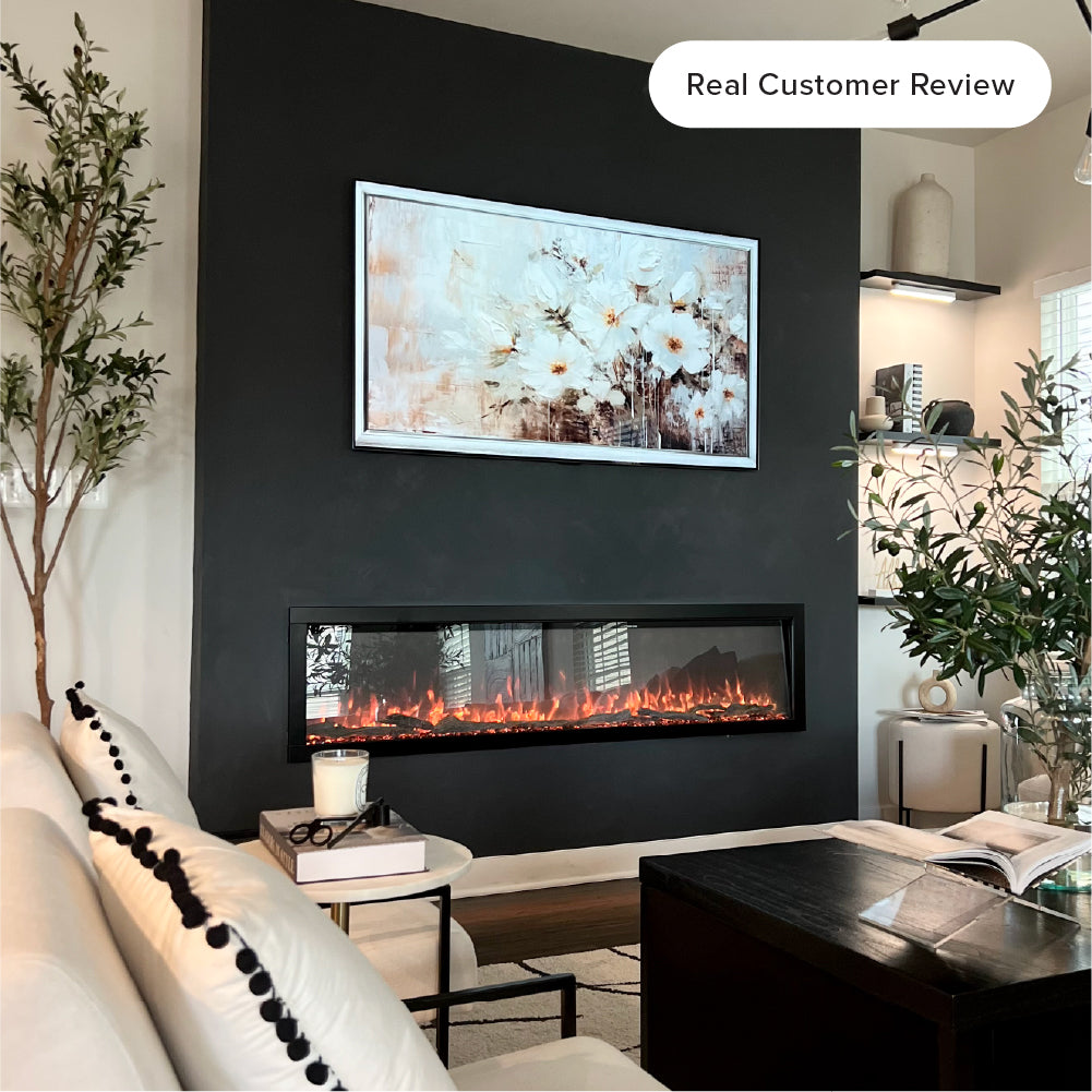 Modern Ember 72-in Highmark Linear Electric Fireplace