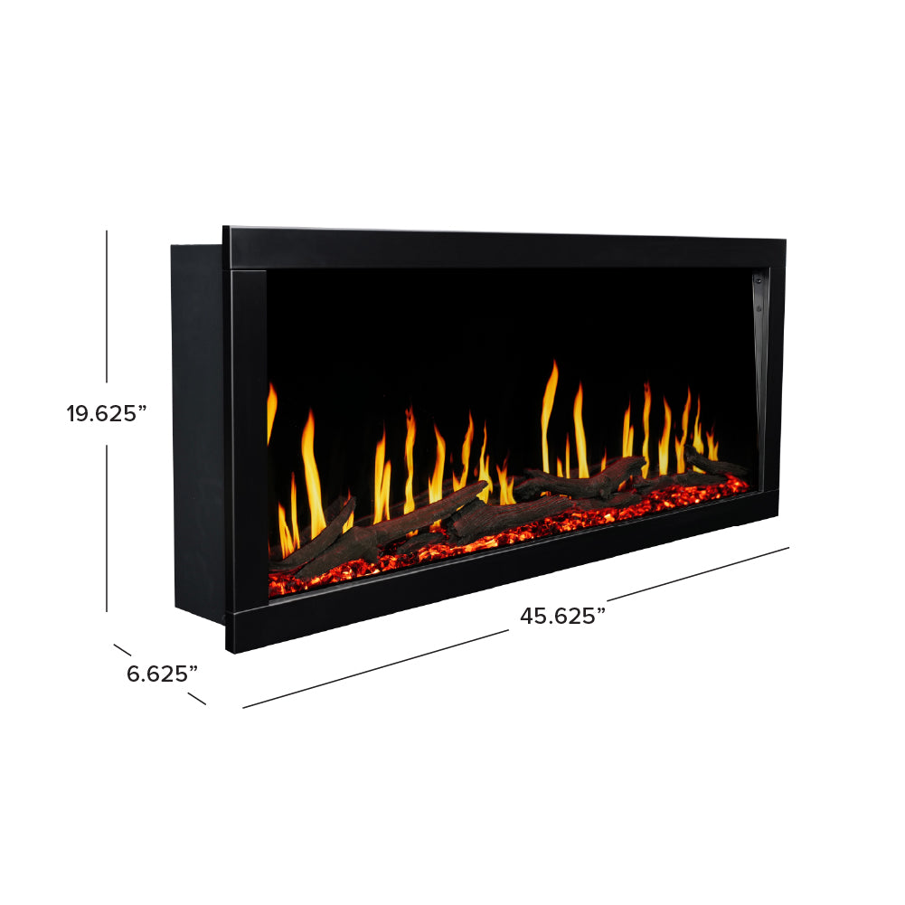 Highmark Luxe LCD Built-In Electric Fireplace