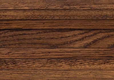 Swatch of Benson white oak burnished walnut