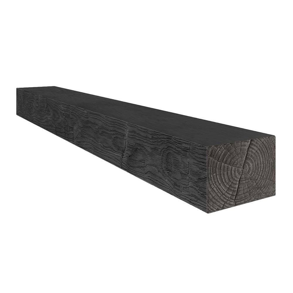 Ashcroft 72-in Concrete Mantel Shelf Shown in Ember