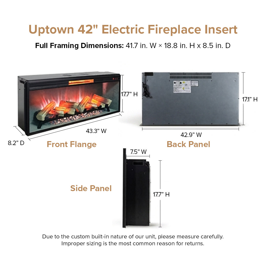 42  Inch Uptown 360 dimensions