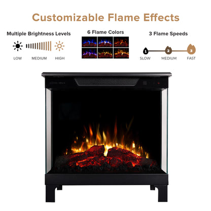 24" Skyline Smart 3-Sided Freestanding Electric Stove