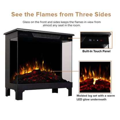 24" Skyline Smart 3-Sided Freestanding Electric Stove