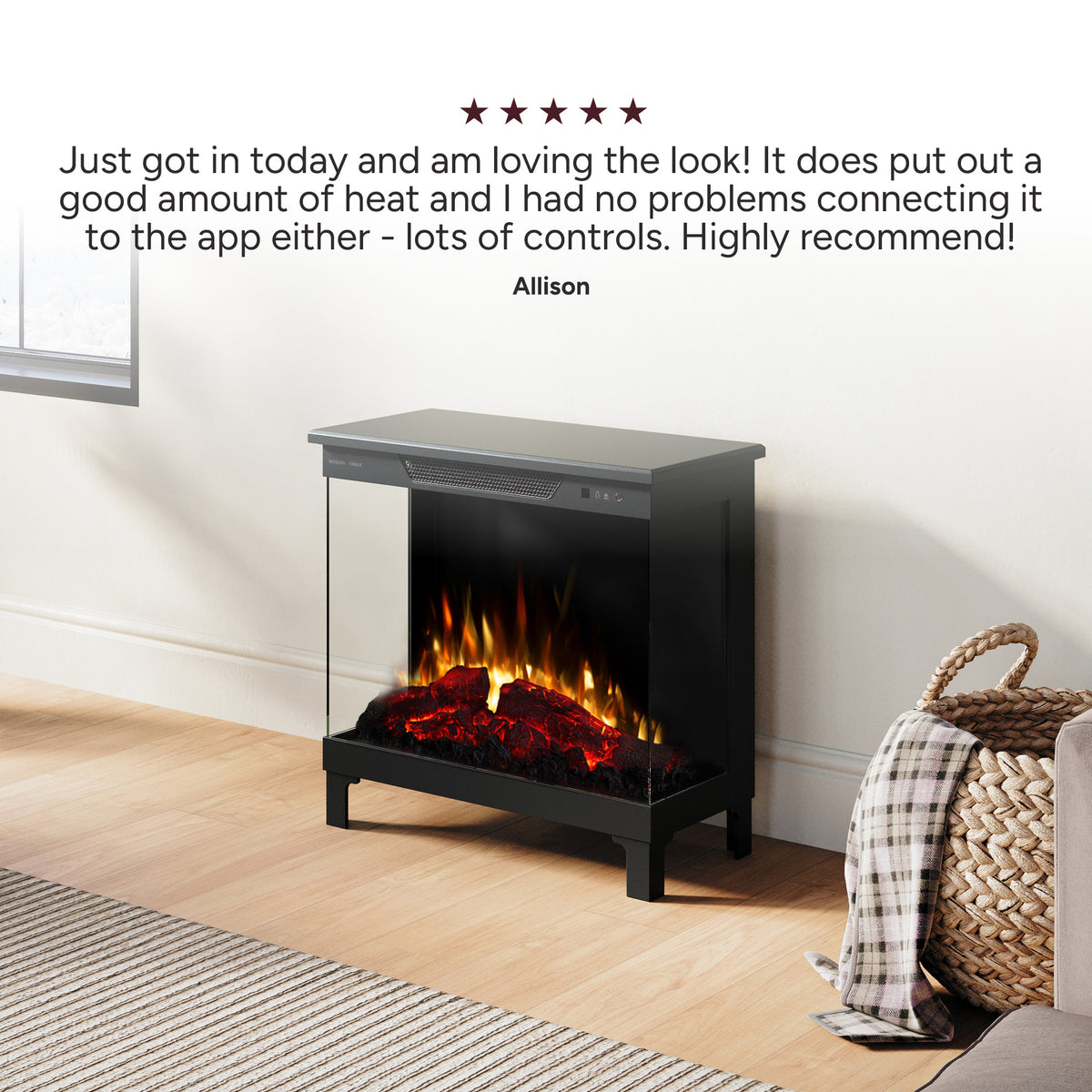 24" Skyline Smart 3-Sided Freestanding Electric Stove