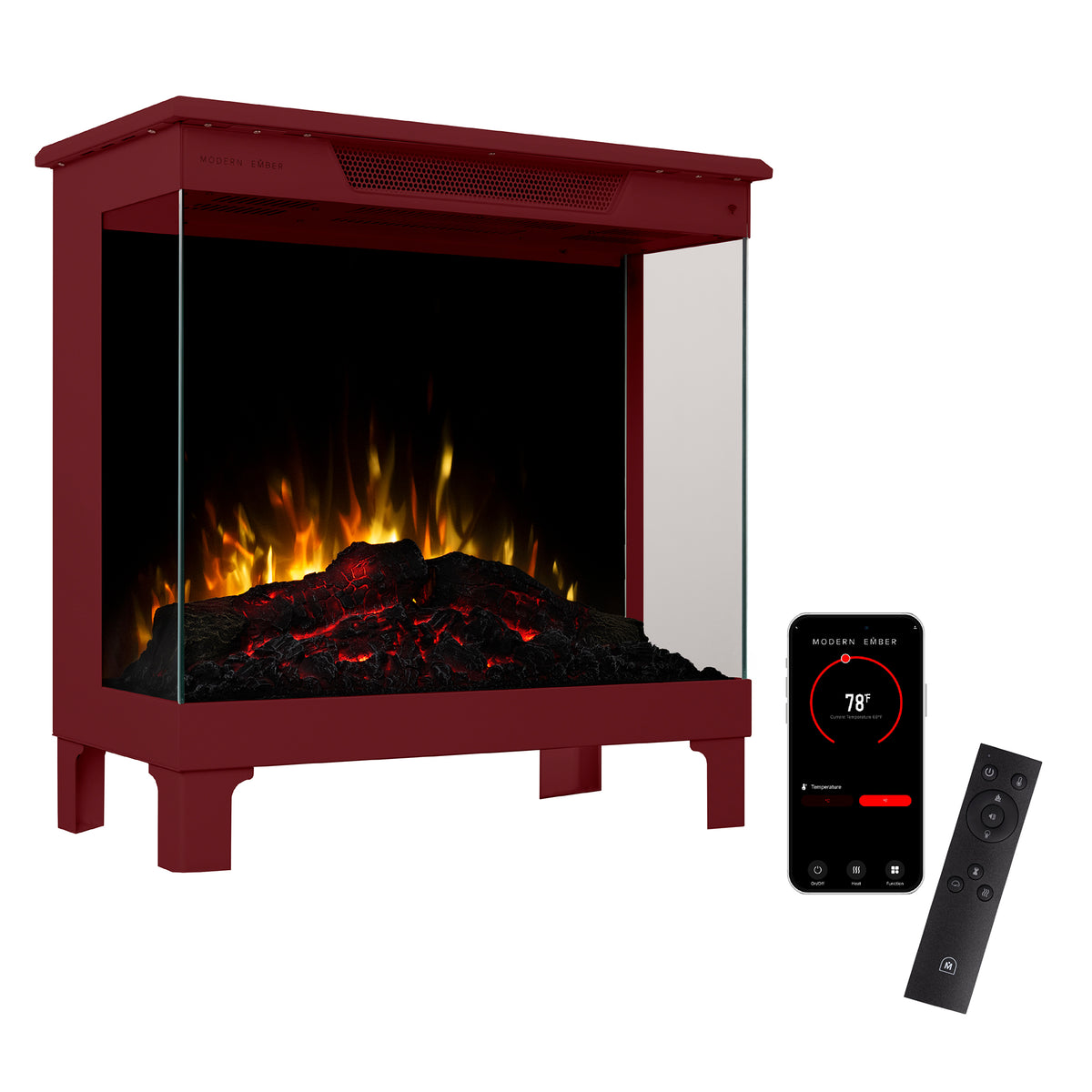 24" Skyline Smart 3-Sided Freestanding Electric Stove