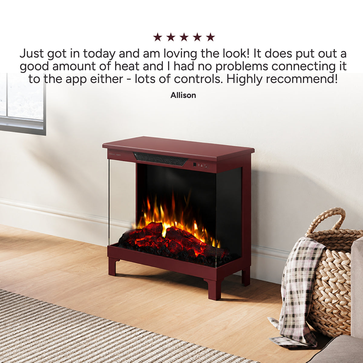 24" Skyline Smart 3-Sided Freestanding Electric Stove