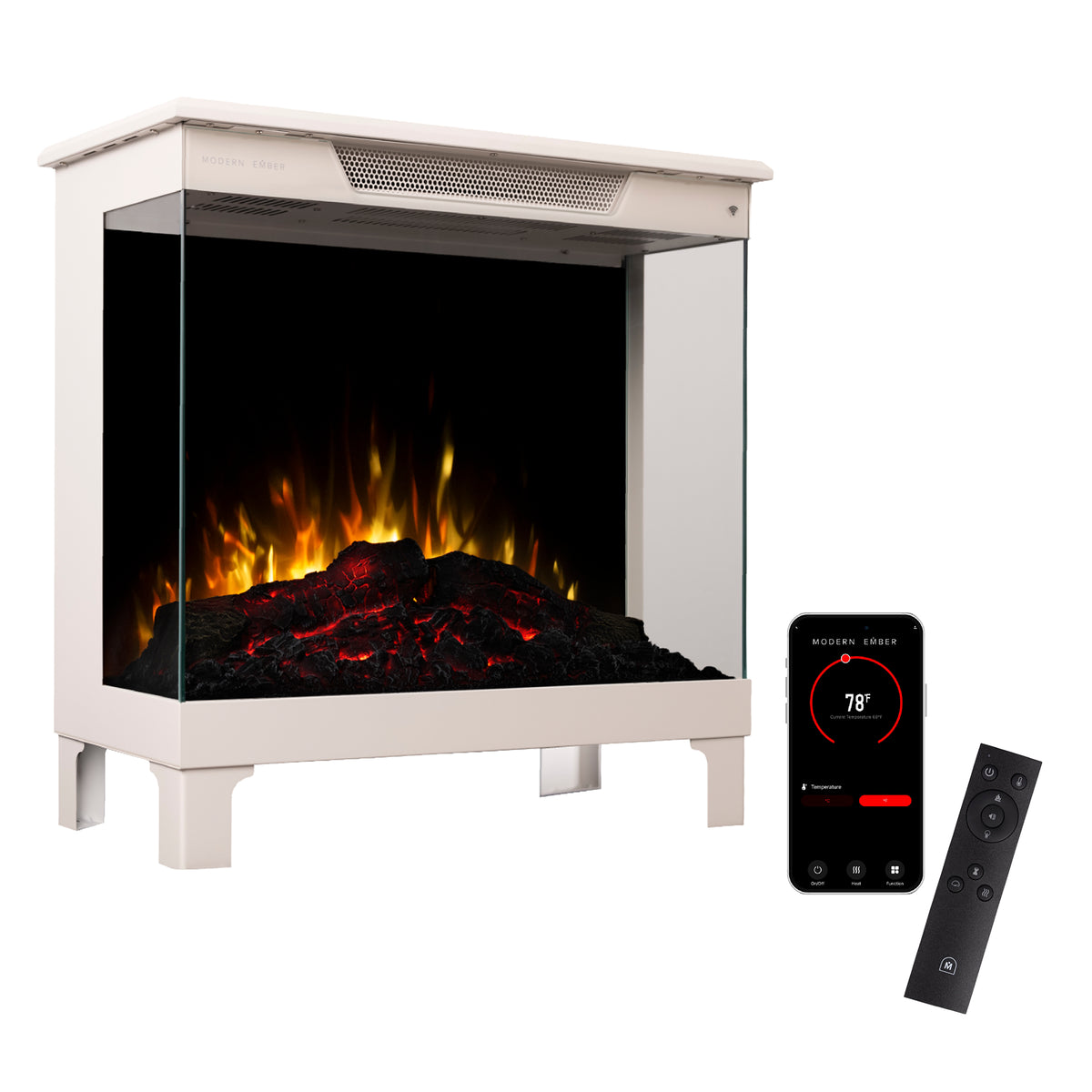24" Skyline Smart 3-Sided Freestanding Electric Stove