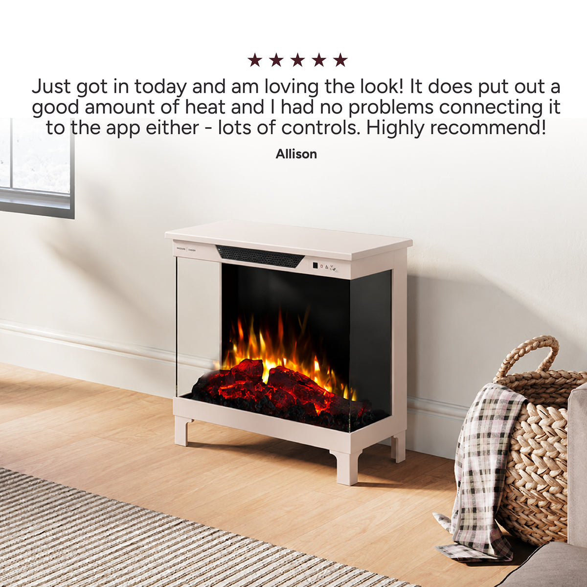 24" Skyline Smart 3-Sided Freestanding Electric Stove