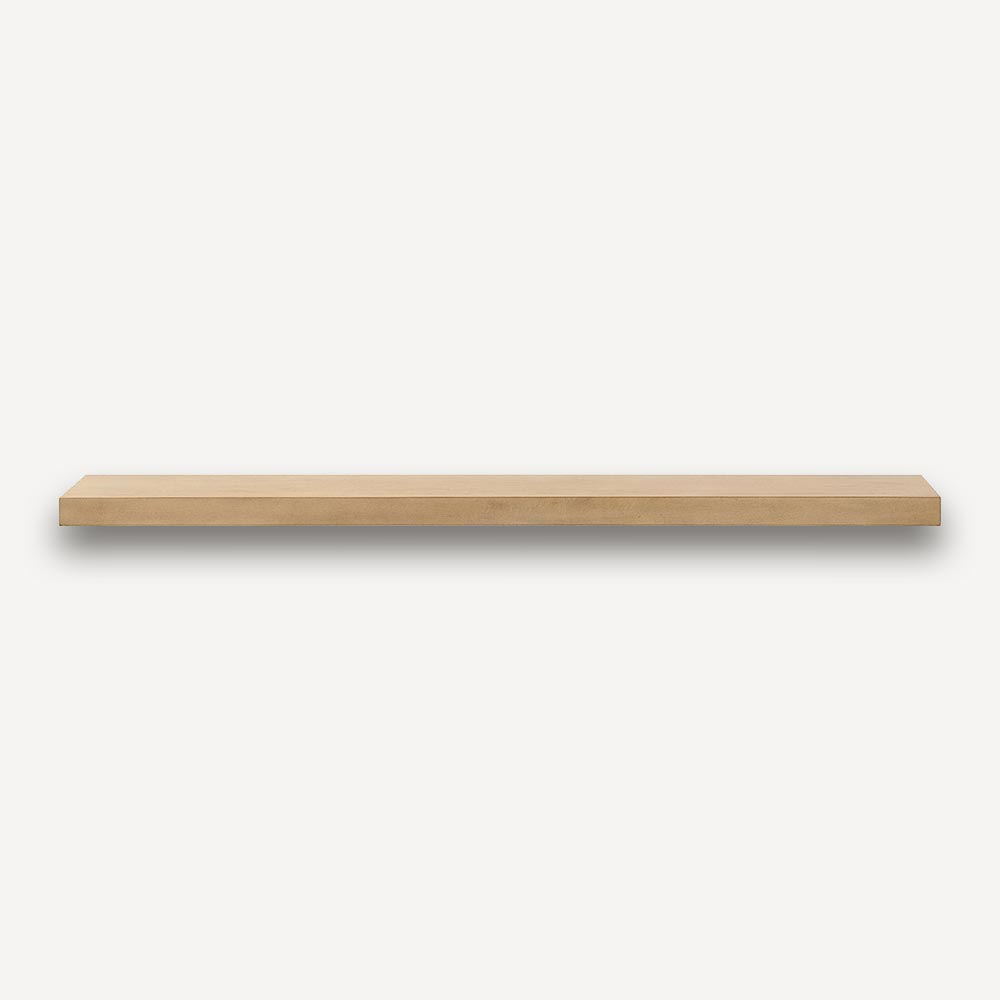 Alma 36-in Maple Floating Shelf - Blonde Stain