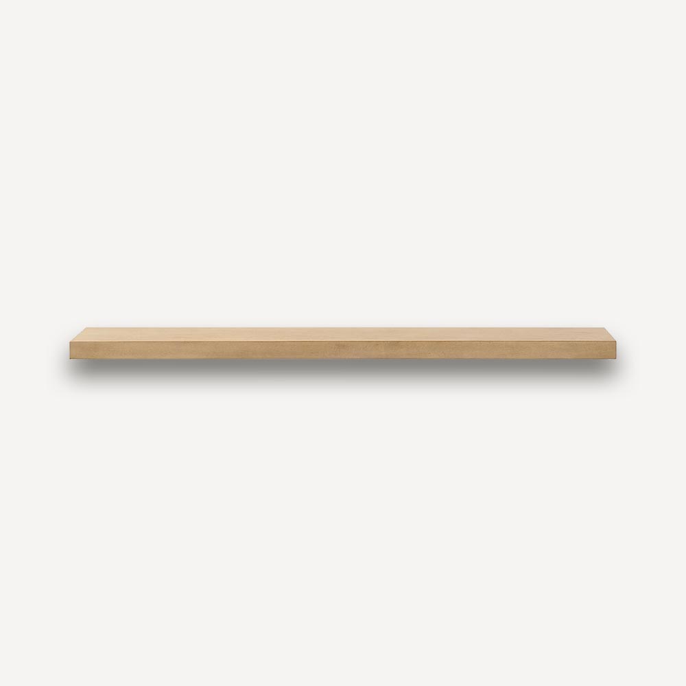 Alma 36-in Maple Floating Shelf - Blonde Stain